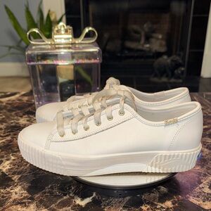 Keds Women’s Triple Kick Amp Leather Casual Sneakers from Finish Line - Size 6.5